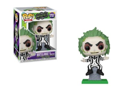 Beetlejuice POP! Plus Movies Vinyl Figure Beetlejuice w/tombstone 9 cm