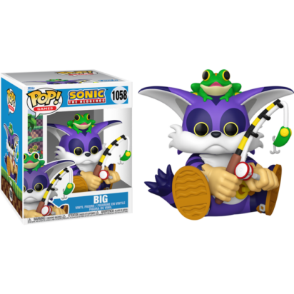 Sonic the Hedgehog Oversized POP! Vinyl Figure Big the Cat w/Froggy 15 cm