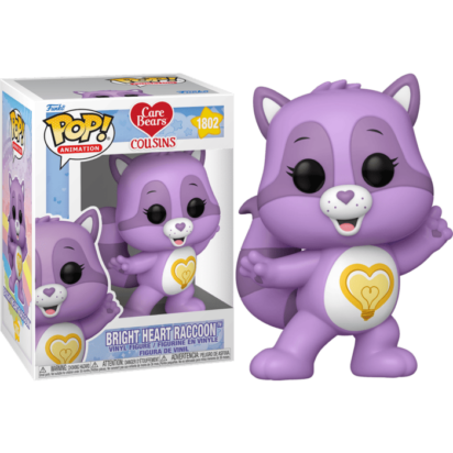 The Care Bears POP! Animation Vinyl Figure Bright Heart Raccoon 9 cm