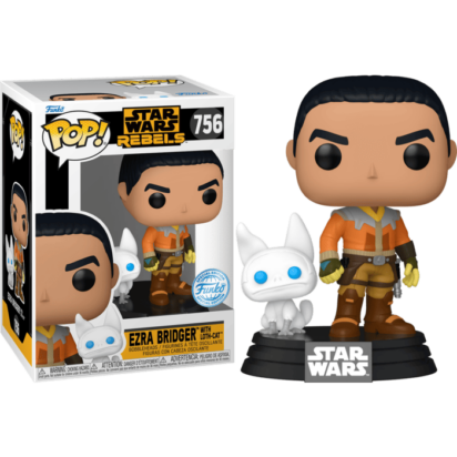 Star Wars: Rebels POP! Vinyl Figure Ezra Bridger with Loth-Cat Limited