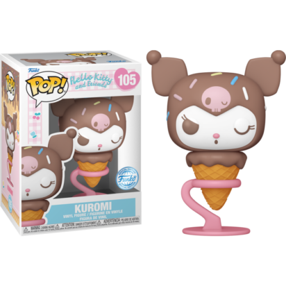 Hello KItty and Friends POP! Animation Vinyl Figure Kuromi as Ice Cream Cone Limited 9 cm