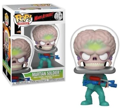 Mars Attacks POP! Movies Vinyl Figure Alien Soldier with Atomic Ray Gun 9 cm