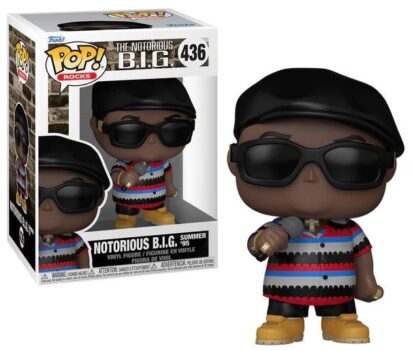 Notorious B.I.G POP! Rocks Vinyl Figure Biggie - Beat The Summer Jam 9 cm