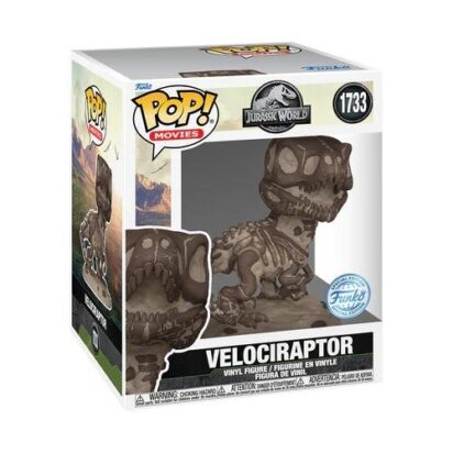 Jurassic Park POP! Movies Super Sized Vinyl Figure Velociraptor (Fossil) Limited 15 cm