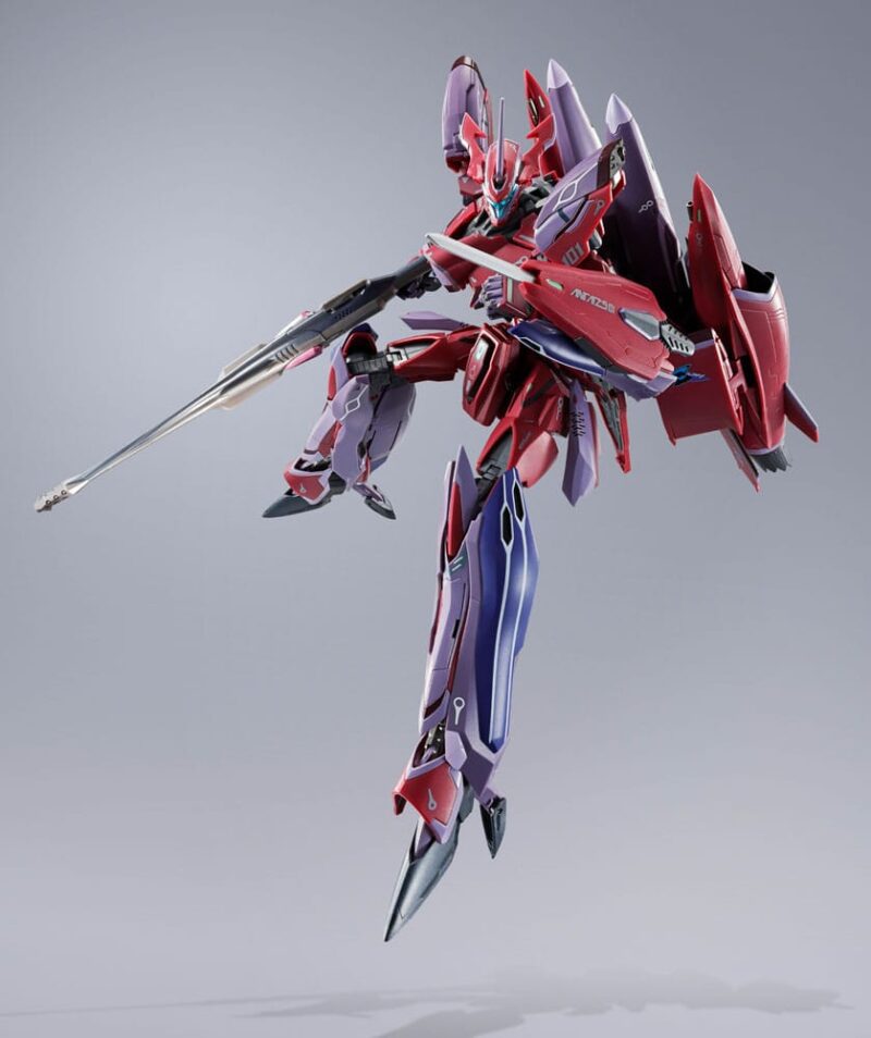 Macross Frontier DX Chogokin Action Figure VF-27 Gamma SP Super Lucifer Valkyrie Brera Sterne use Revival Ver. 25 cm - immagine 3
