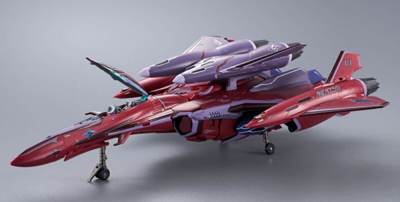 Macross Frontier DX Chogokin Action Figure VF-27 Gamma SP Super Lucifer Valkyrie Brera Sterne use Revival Ver. 25 cm - immagine 6