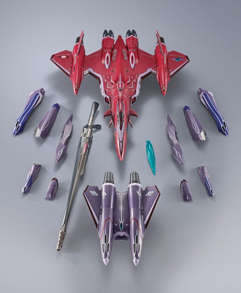Macross Frontier DX Chogokin Action Figure VF-27 Gamma SP Super Lucifer Valkyrie Brera Sterne use Revival Ver. 25 cm - immagine 8