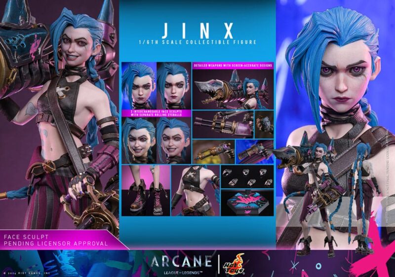 Arcane Action Figure 1/6 Jinx 27 cm - immagine 8