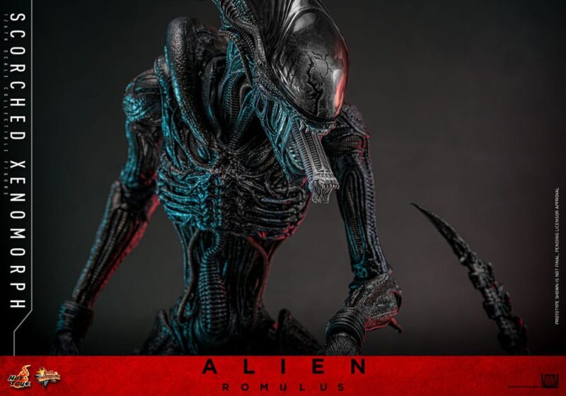 Alien: Romulus Movie Masterpiece Action Figure 1/6 Scorched Xenomorph 44 cm - immagine 4