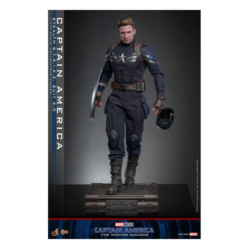 Captain America: The Winter Soldier Movie Masterpiece Action Figure 1/6 Captain America (Stealth S.T.R.I.K.E. Suit) 2.0 31 cm - immagine 2