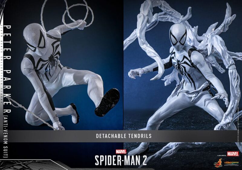 Spider-Man 2 Video Game Masterpiece Action Figure 1/6 Peter Parker (Anti-Venom Suit) 30 cm - immagine 7