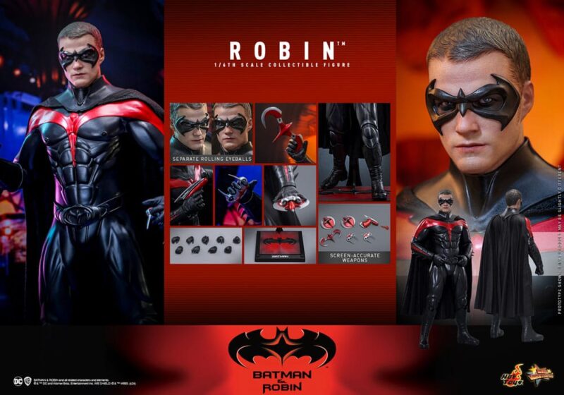Batman & Robin Movie Masterpiece Action Figure 1/6 Robin 30 cm - immagine 7