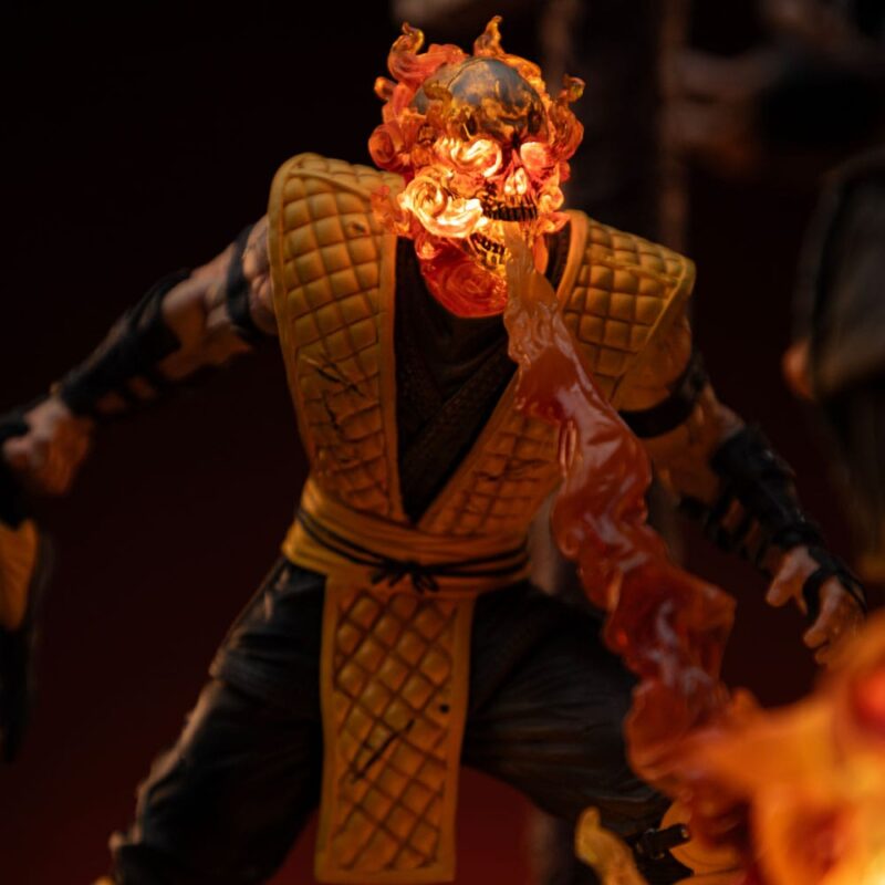 Mortal Kombat Deluxe Art Scale Statue 1/10 Scorpion Fatality 27 cm - immagine 6