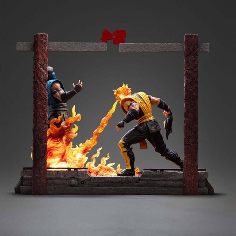 Mortal Kombat Deluxe Art Scale Statue 1/10 Scorpion Fatality 27 cm - immagine 4