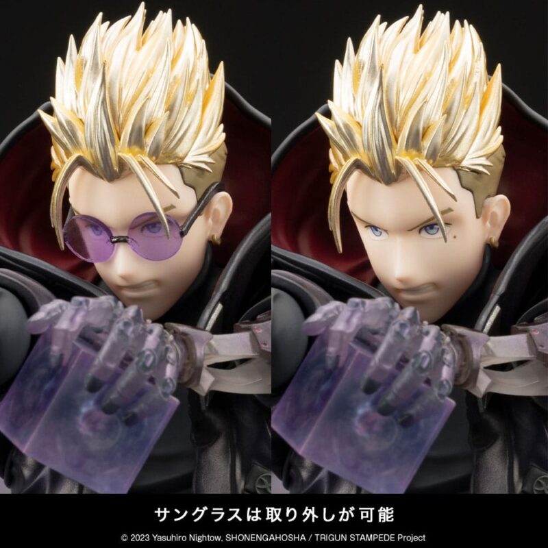 Trigun Stampede ARTFXJ Statue 1/8 Vash the Stampede The Gunman in Black Ver. 22 cm - immagine 6