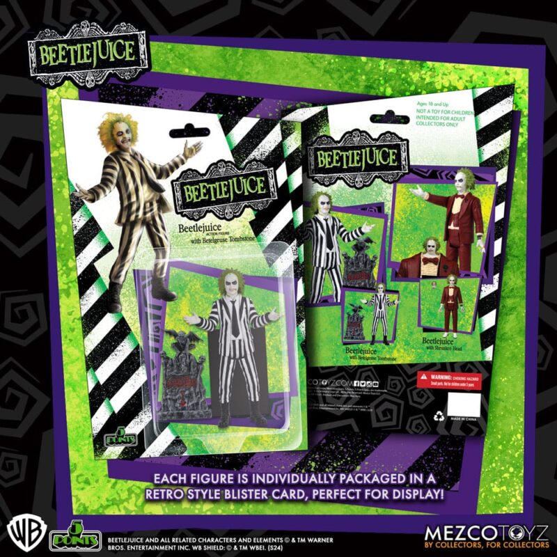 Beetlejuice 5 Points Action Figures 10 cm set (2) - immagine 5