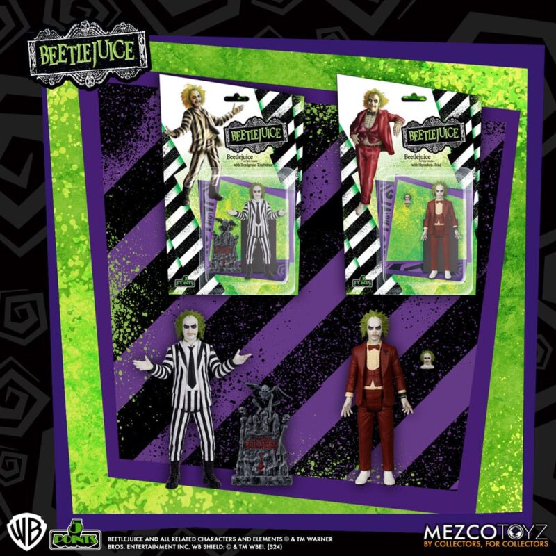 Beetlejuice 5 Points Action Figures 10 cm set (2) - immagine 6