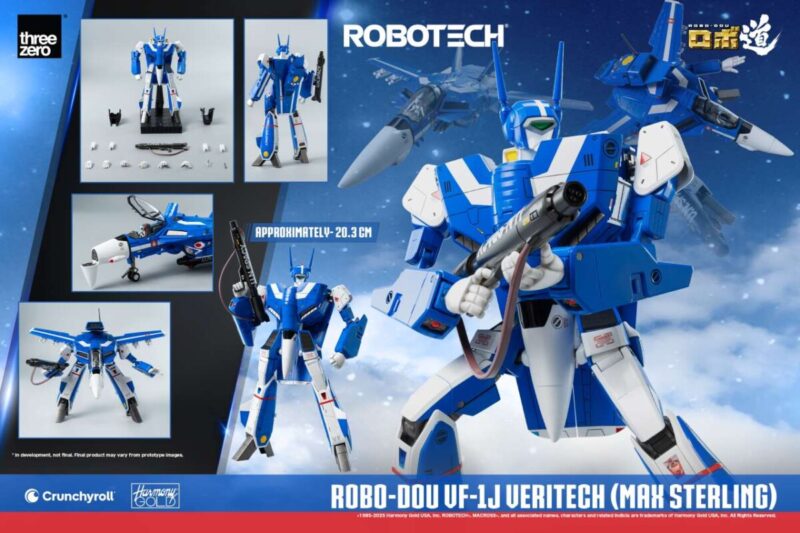 Robo-Dou Robotech Vf-1j Veritech Max Sterling Figure - immagine 6
