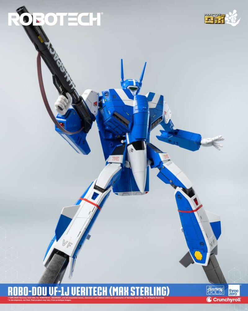 Robo-Dou Robotech Vf-1j Veritech Max Sterling Figure - immagine 2