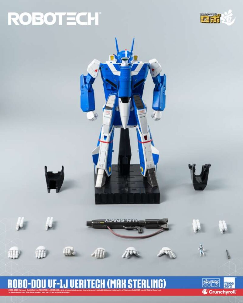 Robo-Dou Robotech Vf-1j Veritech Max Sterling Figure - immagine 5