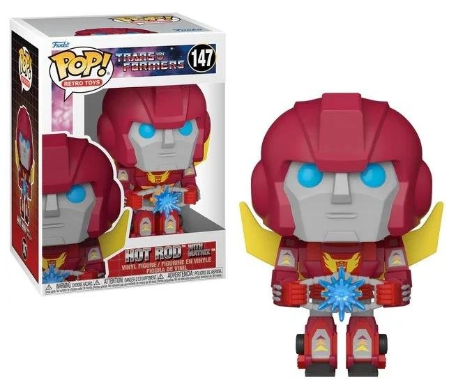 Transformers Retro Series POP! TV Vinyl Figure Hot Rod w/Matrix 9 cm