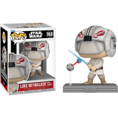 Star Wars POP! Movie Vinyl Figure Luke/Remote 9 cm