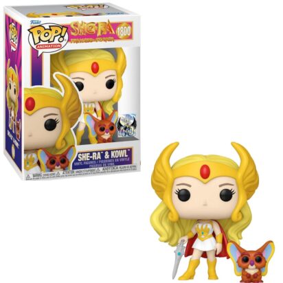 Masters of The Universe POP! & Buddy Vinyl Figure She-Ra w/Kowl 9 cm
