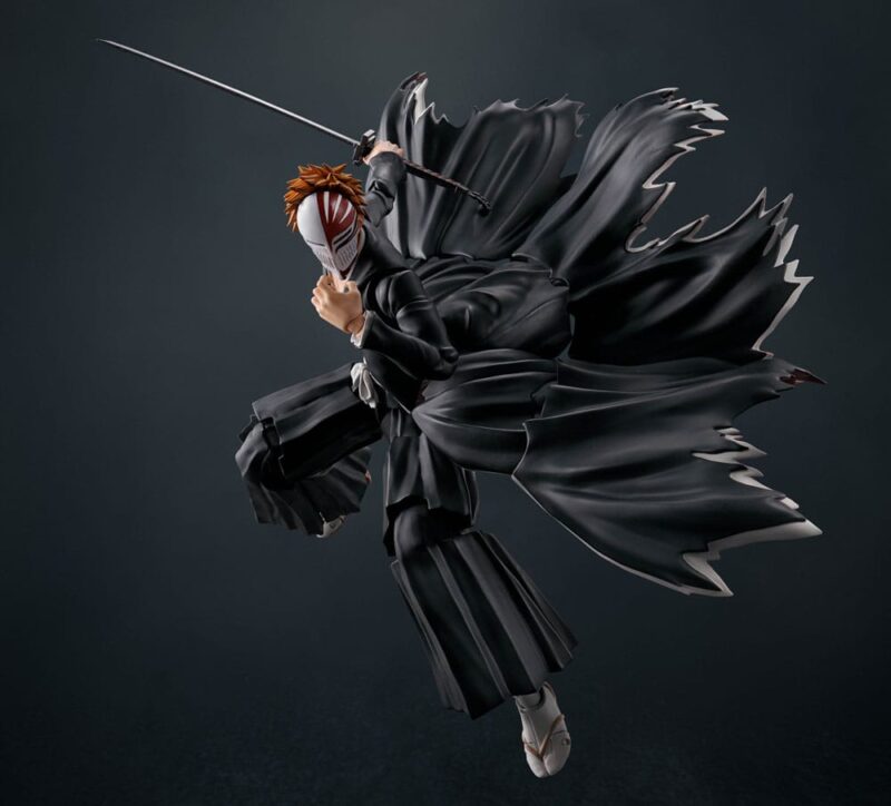 Bleach S.H. Figuarts Action Figure Ichigo Kurosaki Getsugatensho 16 cm - immagine 3