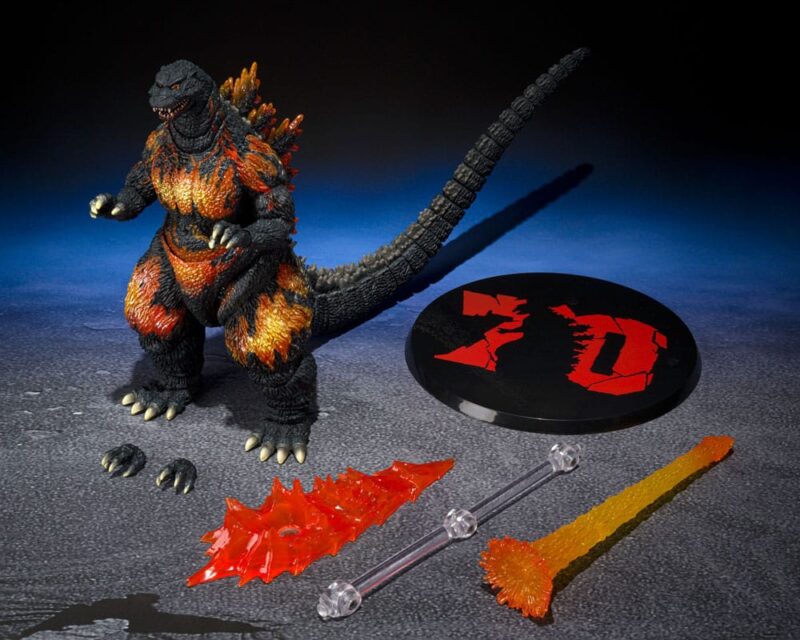 Godzilla vs. Destoroyah S.H. MonsterArts Action Figure Godzilla 1995 70th Anniversary Special Ver. 16 cm - immagine 5
