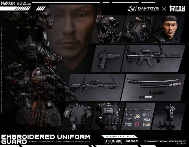 Special Warfare Ming Dynasty Extreme Zone Action Figure 1/6 Jinyiwei 28 cm - immagine 7