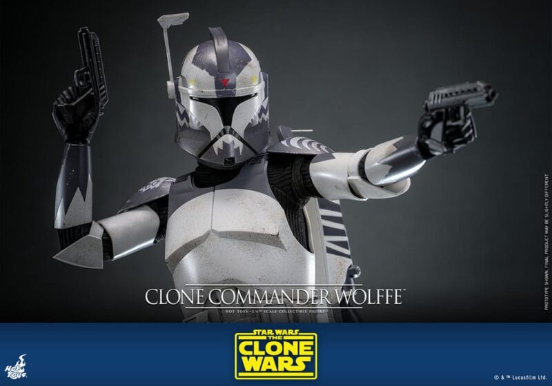 Star Wars: The Clone Wars Action Figure 1/6 Clone Commander Wolffe 30 cm - immagine 4