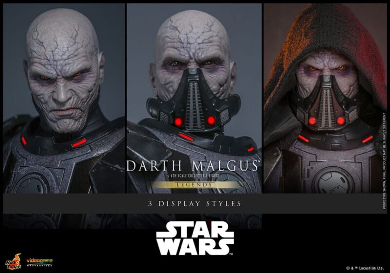 Star Wars Legends Videogame Masterpiece Action Figure 1/6 Darth Malgus 34 cm - immagine 6