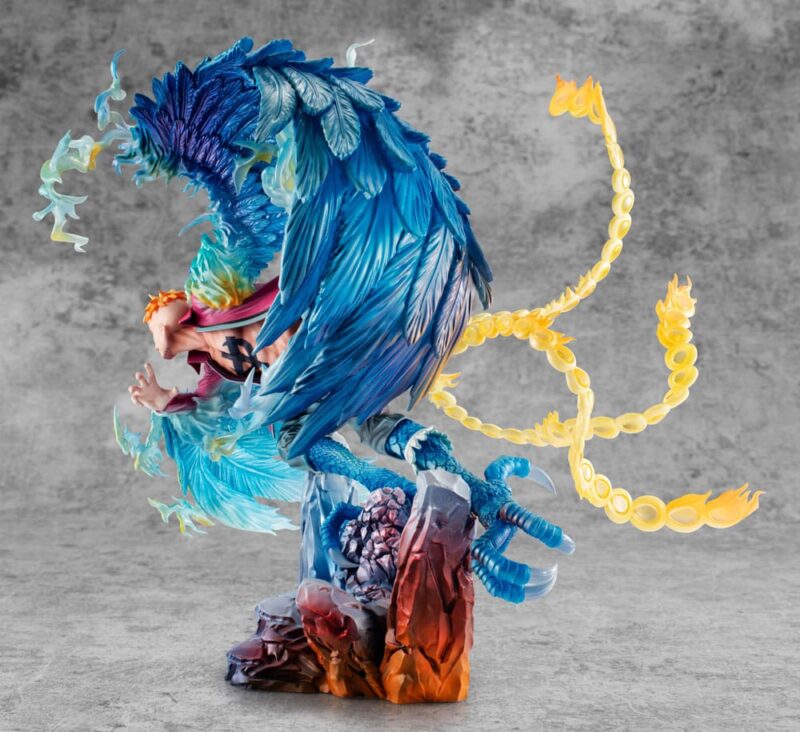 One Piece P.O.P MAS Maximum PVC Statue Marco the Phoenix Leader of 1st group of Whitebeard Pirates 32 cm - immagine 2
