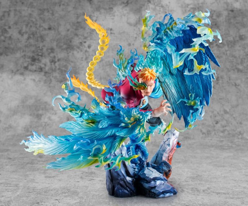 One Piece P.O.P MAS Maximum PVC Statue Marco the Phoenix Leader of 1st group of Whitebeard Pirates 32 cm - immagine 3
