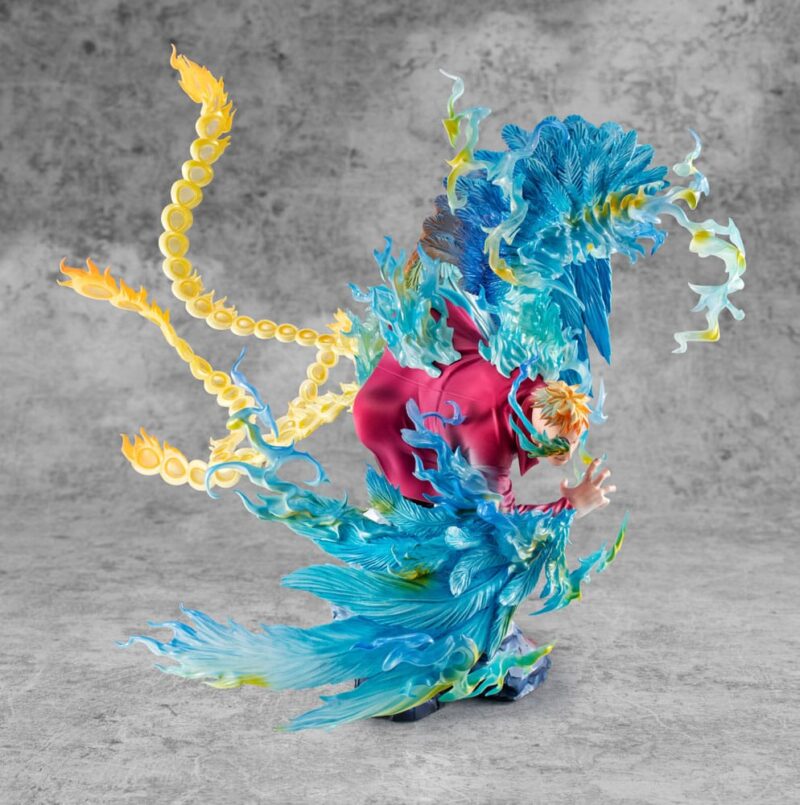 One Piece P.O.P MAS Maximum PVC Statue Marco the Phoenix Leader of 1st group of Whitebeard Pirates 32 cm - immagine 4