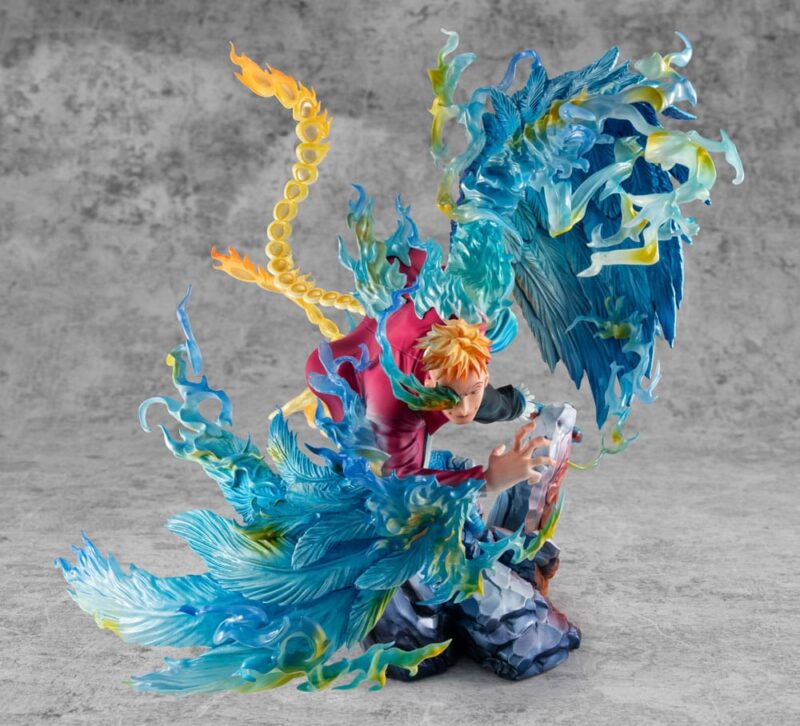 One Piece P.O.P MAS Maximum PVC Statue Marco the Phoenix Leader of 1st group of Whitebeard Pirates 32 cm - immagine 5