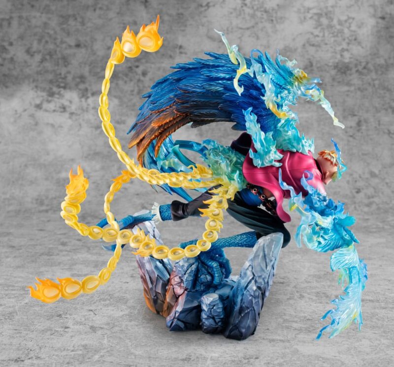 One Piece P.O.P MAS Maximum PVC Statue Marco the Phoenix Leader of 1st group of Whitebeard Pirates 32 cm - immagine 6