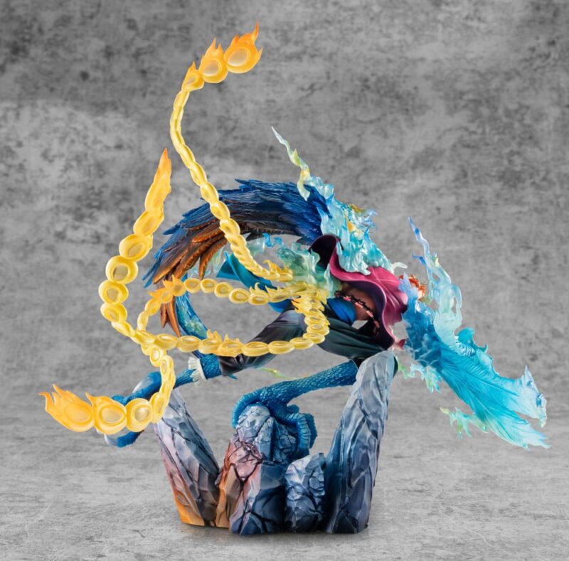 One Piece P.O.P MAS Maximum PVC Statue Marco the Phoenix Leader of 1st group of Whitebeard Pirates 32 cm - immagine 7
