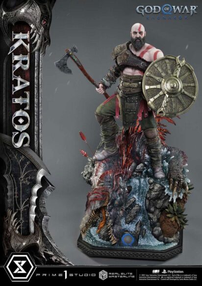 God of War: Ragnarok Real Elite Masterline Series Statue 1/3 Kratos 95 cm