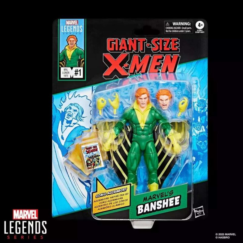 Marvel Legends Mini Comics X-Men Banshee Action Figure