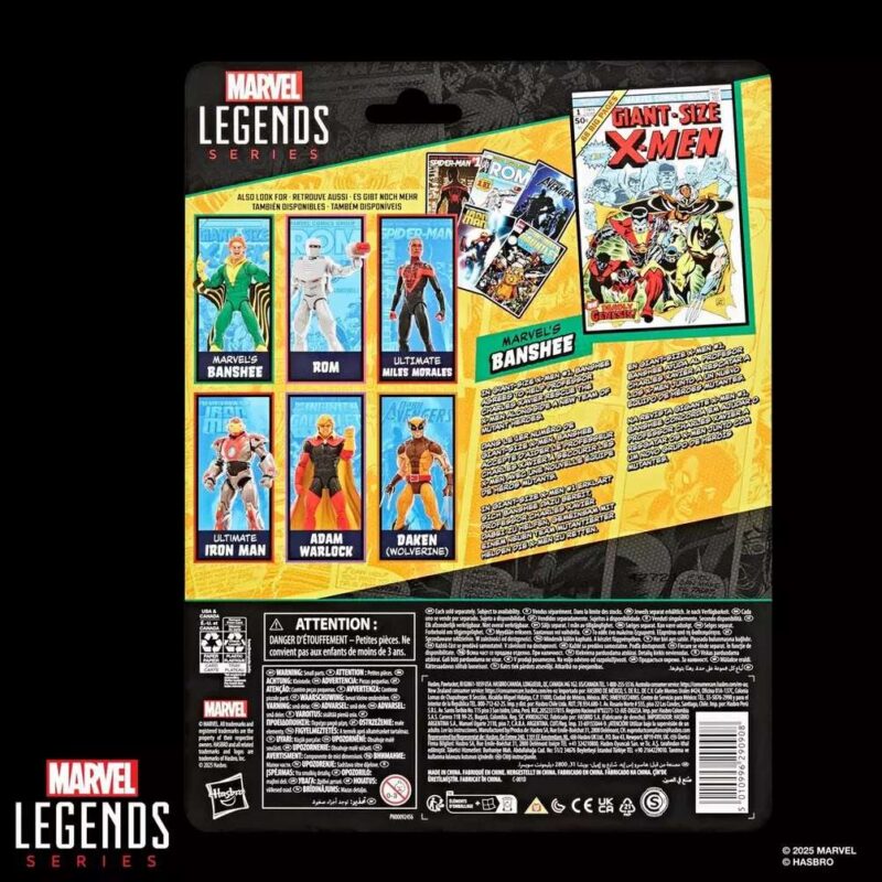 Marvel Legends Mini Comics X-Men Banshee Action Figure - immagine 4