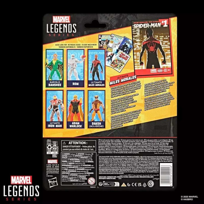 Marvel Legends Mini Comics Ultimate Miles Morales Spider-Man Action Figure - immagine 4