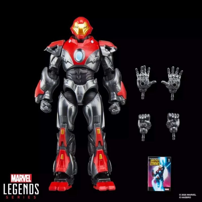 Marvel Legends Mini Comics Ultimate Iron Man Action Figure - immagine 2