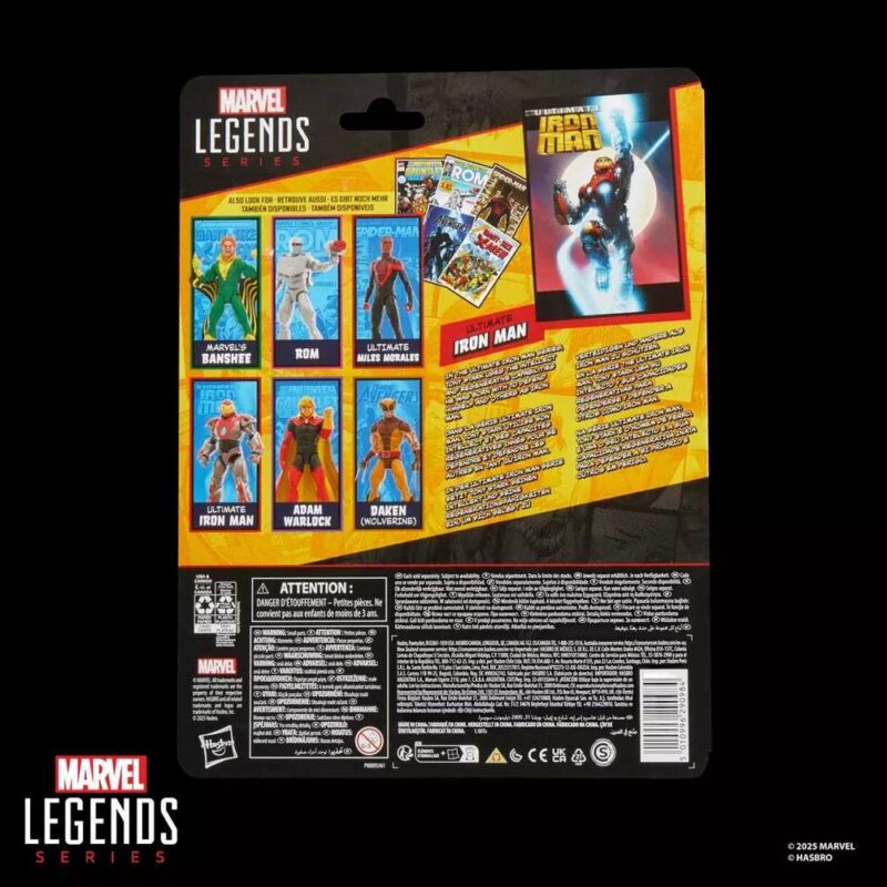 Marvel Legends Mini Comics Ultimate Iron Man Action Figure - immagine 4