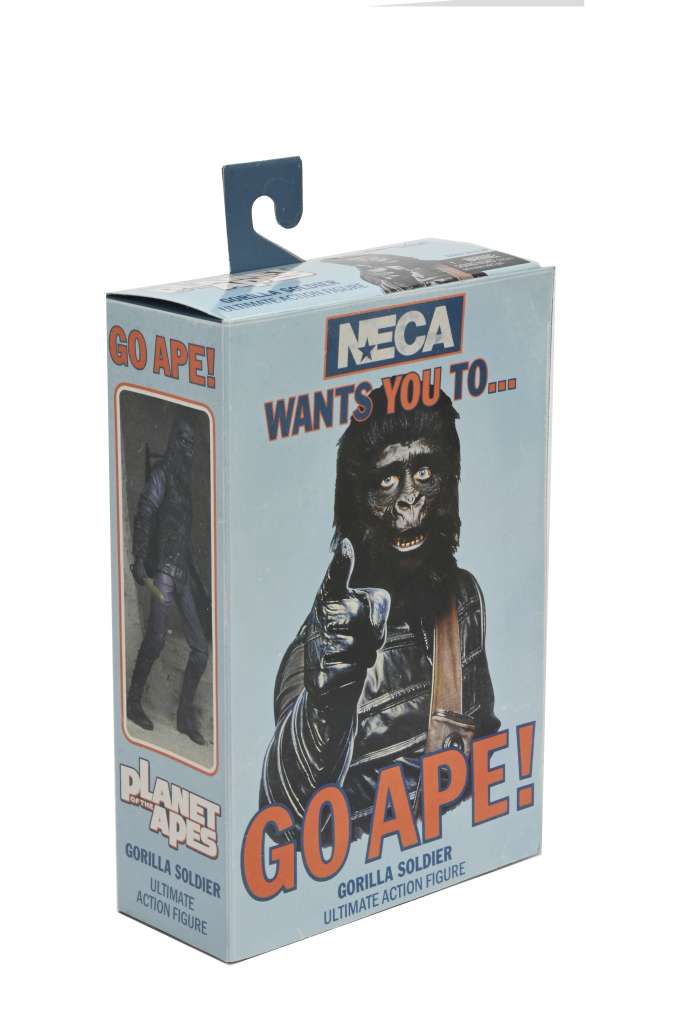 Planet of the Apes Gorilla Soldier Ultimate Action Figure 17 cm - immagine 3