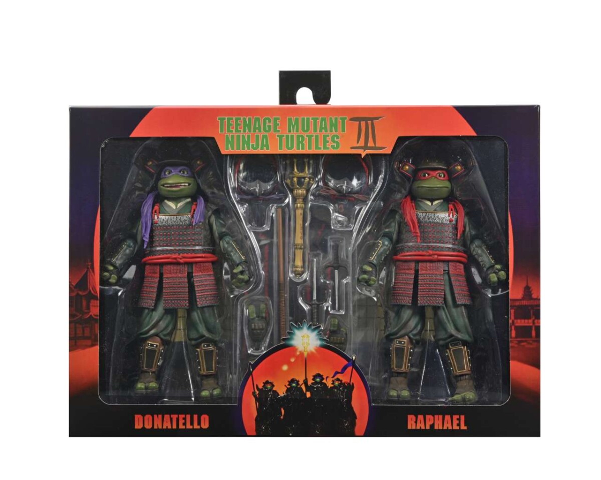 Tmnt Movie 3 Donatello & Raphael 2-pack Action Figures
