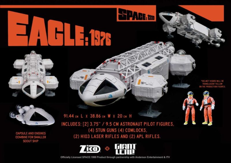Space 1999 Eagle 1976 Standard Ed Playset - immagine 6