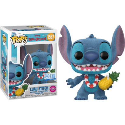 Lilo & Stitch POP! Vinyl Figure Luau Stitch Flocked Limited 9 cm