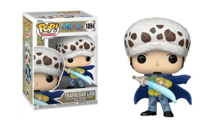 One Piece POP! Animation Vinyl Figure Trafalgar Law w/Blue Anesthesia 9 cm