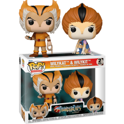 Thundercats POP! Vinyl Figures 2-Pack Wilykat & Wilykit 9 cm
